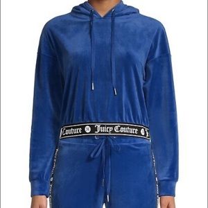 Juicy Couture L cropped hoodie